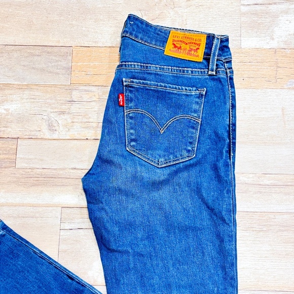 LEVI'S 711 Blue skinny jeans - Picture 7 of 10